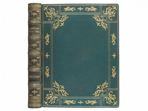 1945. LIBRO. (BIBLIOFILIA-ENCUADERNACIÓN). VEGA, GARCILASO D