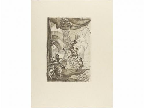 1948. LIBRO. (BIBLIOFILIA). CERVANTES SAAVEDRA, MIGUEL DE:. 