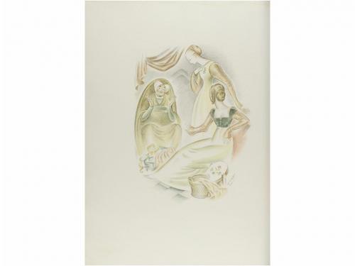 1948. LIBRO. (BIBLIOFILIA). VEGA, LOPE DE:. EL CABALLERO DE 