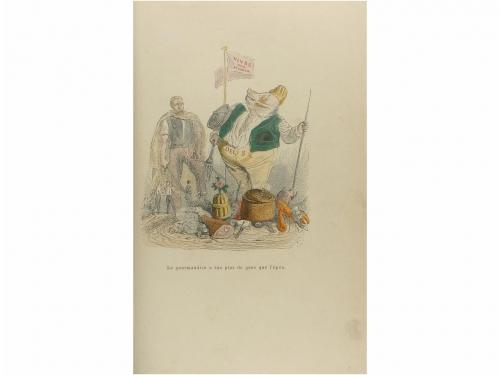 1842. LIBRO. (LITERATURA-ILUSTRACIÓN). GRANDVILLE:. SCÈNES D