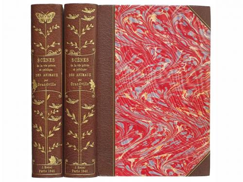 1842. LIBRO. (LITERATURA-ILUSTRACIÓN). GRANDVILLE:. SCÈNES D