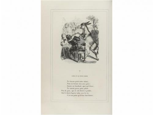 1847. LIBRO. (BIBLIOFILIA-ILUSTR.). FONTAINE LA:. FABLES DE.