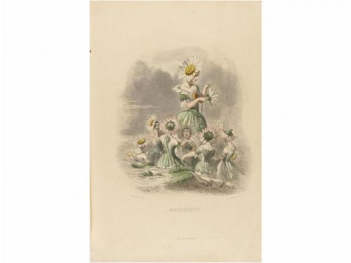 1847. LIBRO. (BIBLIOFILIA-ILUSTR.). DELORD, TAXILE:. LES FLE