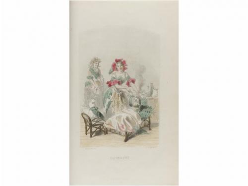 1845 ca. LIBRO. (BIBLIOFILIA-ILUSTR.). DELORD, TAXILE:. LES 