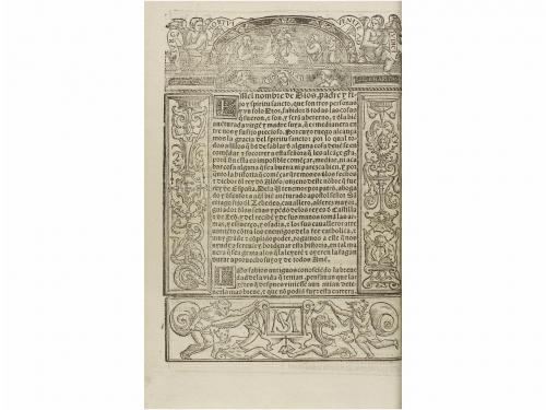 1551. LIBRO. (GÓTICO). CHRÓNICA DEL MUY ESCLARECIDO PRINCIPE