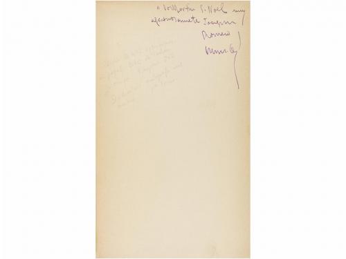1929. LIBRO. (BIBLIOFILIA-GENERACIÓN 27). ROMERO Y MURUBE, J