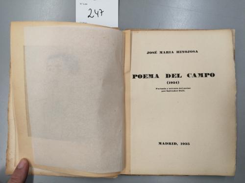 1925. LIBRO. (LITERATURA-GENERACIÓN 27). HINOJOSA, JOSÉ MARI