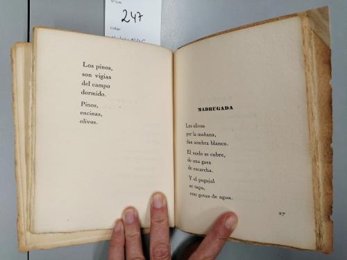 1925. LIBRO. (LITERATURA-GENERACIÓN 27). HINOJOSA, JOSÉ MARI