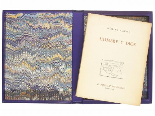 1955. LIBRO. (LITERATURA-POSGUERRA). ALONSO, DÁMASO:. HOMBRE