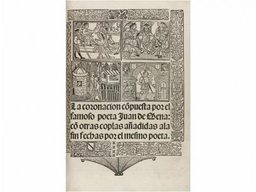 1512. LIBRO. (GÓTICO). MENA, JUAN DE:. LAS CCC DEL FAMOSISSI