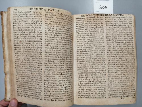 1732. LIBRO. (CERVANTINA). FERNÁNDEZ DE AVELLANEDA, ALONSO:.