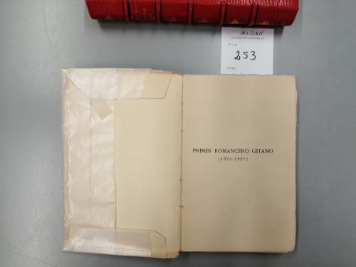 1928. LIBRO. (LITERATURA-GENERACIÓN 27). GARCIA LORCA, FEDER
