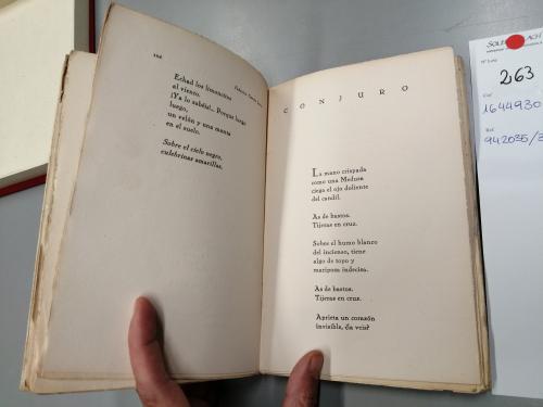 1931. LIBRO. (LITERATURA-GENERACIÓN 27). GARCIA LORCA, FEDE