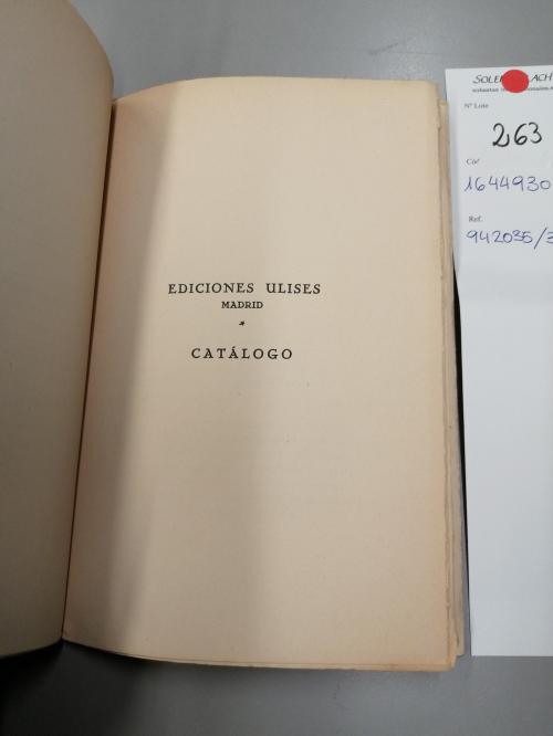 1931. LIBRO. (LITERATURA-GENERACIÓN 27). GARCIA LORCA, FEDE