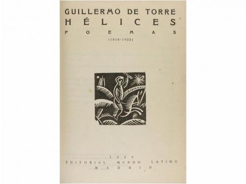 1923. LIBRO. (LITERATURA-GENERACIÓN 27). TORRE, GUILLERMO DE