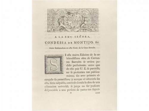 1738. LIBRO. (CERVANTINA). CERVANTES SAAVEDRA, MIGUEL DE:. V