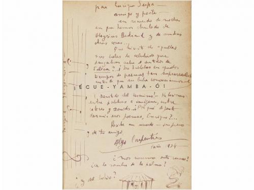 1933. LIBRO. (LITERATURA-VANGUARDIAS). CARPENTIER, ALEJO:. ¡