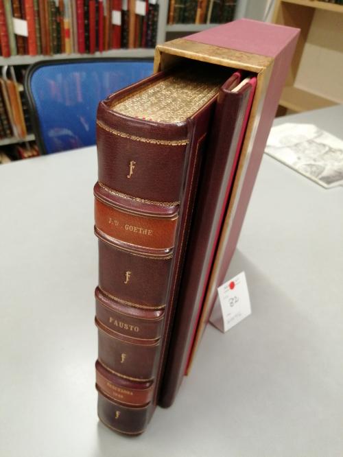 1949. LIBRO. (BIBLIOFILIA-ENCUADERNACIÓN). GOETHE, JOHANN WO