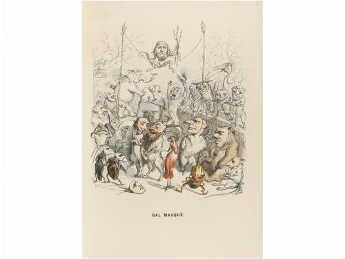 1844. LIBRO. (BIBLIOFILIA-ILUSTR.). GRANDVILLE:. UN AUTRE MO