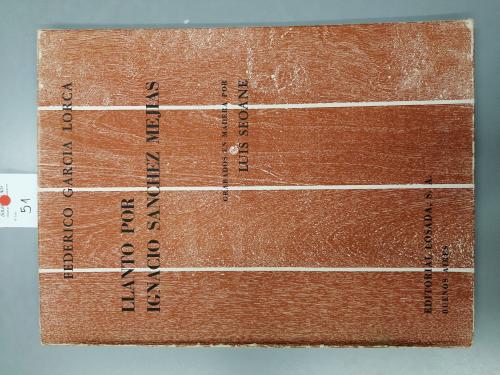 1961. LIBRO. (BIBLIOFILIA). GARCIA LORCA, FEDERICO; SEOANE, 