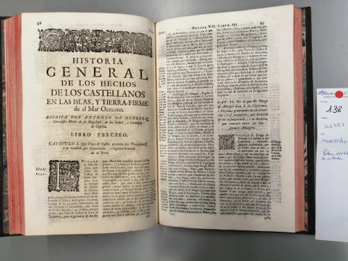 1726-1730. LIBRO. (HISTORIA). HERRERA TORDESILLAS, ANTONIO D