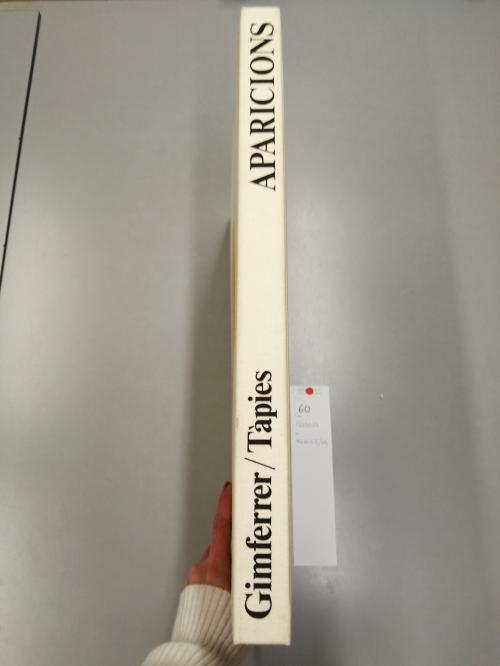 1982. LIBRO. (BIBLIOFILIA). GIMFERRER, PERE; TÀPIES, ANTONI