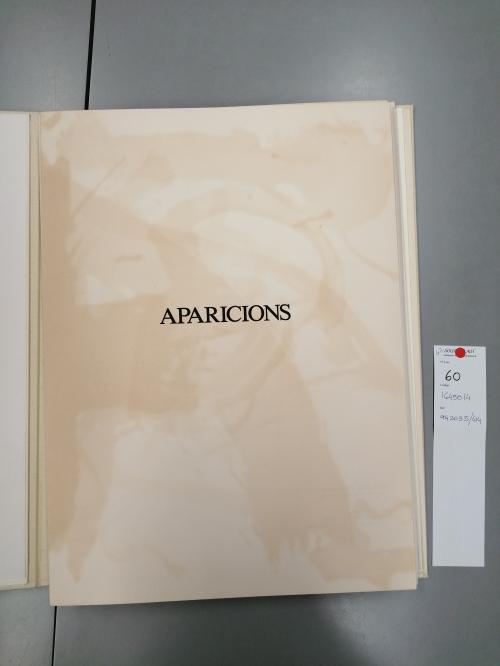 1982. LIBRO. (BIBLIOFILIA). GIMFERRER, PERE; TÀPIES, ANTONI