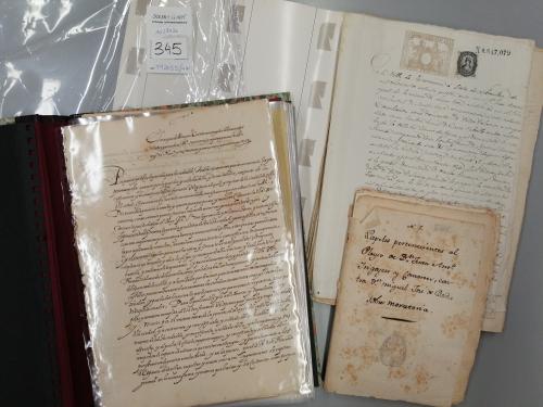 s. XVIII-XIX. MANUSCRITO. (LOTE CONJUNTO). LOTE DE VARIOS DO