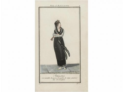 1801. LIBRO. (MODA-GRABADO). [RODRIGUEZ, A.:]. COLECCION GEN