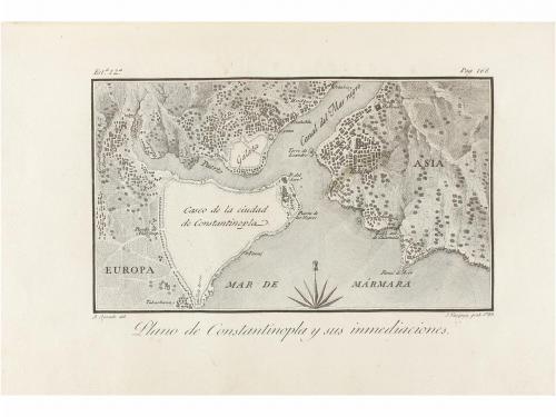 1790. LIBRO. (VIAJES). MORENO, JOSEPH:. VIAGE Á CONSTANTINOP