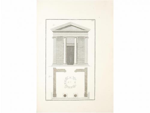 1787. LIBRO. (ARQUITECTURA). VITRUBIO:. LOS DIEZ LIBROS DE A