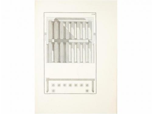 1787. LIBRO. (ARQUITECTURA). VITRUBIO:. LOS DIEZ LIBROS DE A