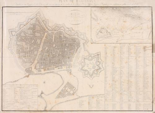 1818. MAPA. (BARCELONA). CASTAÑOS, FRANCISCO XAVIER DE:. PLA