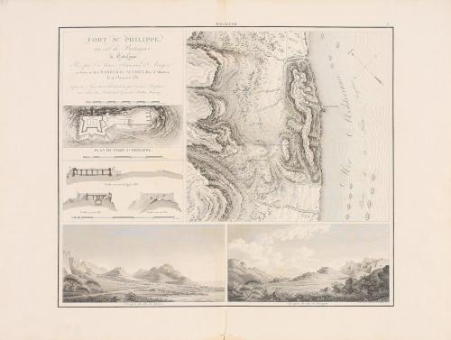 1828. MAPA. (BALAGUER). SUCHET, COLLIN, E.:. FORT ST. PHILIP