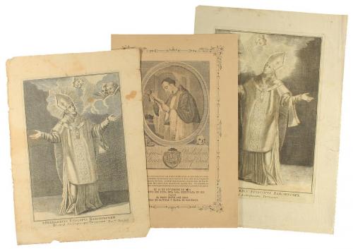s. XVIII-XIX. GRABADO. (RELIGIOSO). LOTE DE 7 GRABADOS DE SA