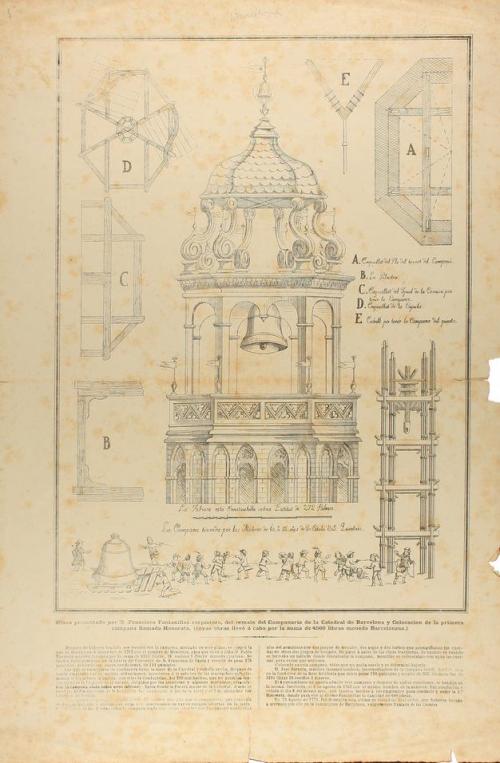 s. XIX. GRABADO. (BARCELONA). LOTE DE 13 GRABADOS SOBRE BARC