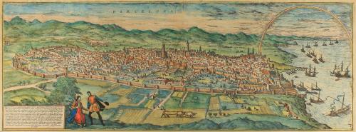 1600 ca. GRABADO. (BARCELONA). BRAUN, G.; HOGENBERG, F.:. BA