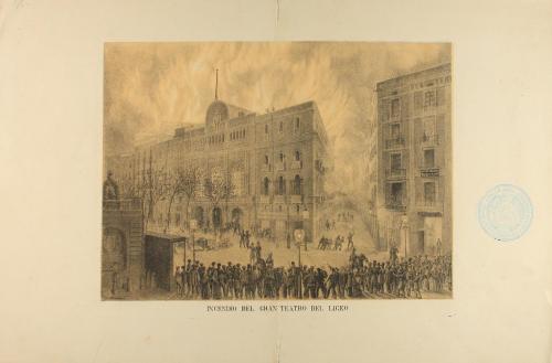 s. XX. GRABADO. (BARCELONA). LOTE DE 7 GRABADOS CON EDIFICIO