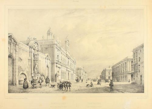 1840 ca. GRABADO. (BARCELONA). CHAPUY; BAYOT:. BARCELONNE/ B