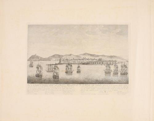 1850 ca. GRABADO. (PUERTO BARCELONA). TURGIS y O. AHAMORA:. 