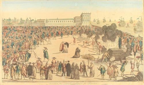 s. XIX. GRABADO. (ESCENAS BARCELONA). LOTE DE DOS GRABADOS S