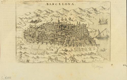 [1713]. GRABADO. (BARCELONA). VALERO, FRANCISCO:. BARCELONA.