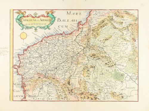 1641. MAPA. (CATALUNYA). [MARIETTE, PIERRE-JEAN:]. CATALOGNE