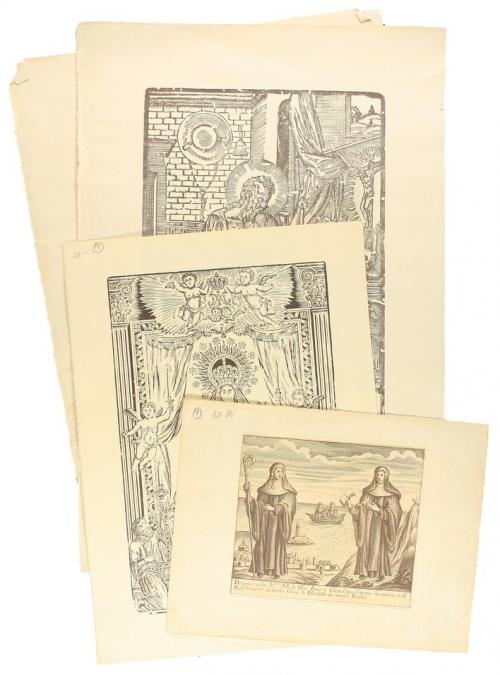 S. XVIII-XIX. GRABADO. (LOTE). LOTE DE VARIOS GRABADOS DE SA