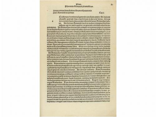 1499. LIBRO. (INCUNABLE). [LULL], REMUNDUS:. LIBER DE LAUDIB