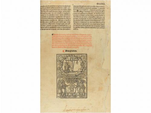 1517. LIBRO. (GÓTICO-CRÓNICA). COMIE[N]ÇA LA CHRONICA DES SE