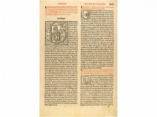 1517. LIBRO. (GÓTICO-CRÓNICA). COMIE[N]ÇA LA CHRONICA DES SE