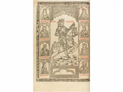 1517. LIBRO. (GÓTICO-CRÓNICA). COMIE[N]ÇA LA CHRONICA DES SE