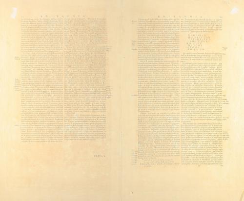 1640 ca. MAPA. (INGLATERRA). IANSSNIUM, IOANEM:. MAGNE BRIT