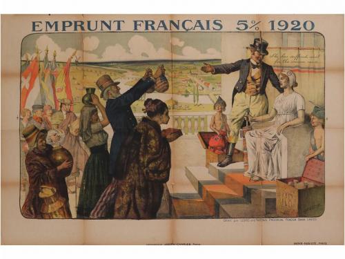 1919-1920. CARTEL. P. MALVANI; JEAN DROIL; CHAVANNAZ; MAURIC